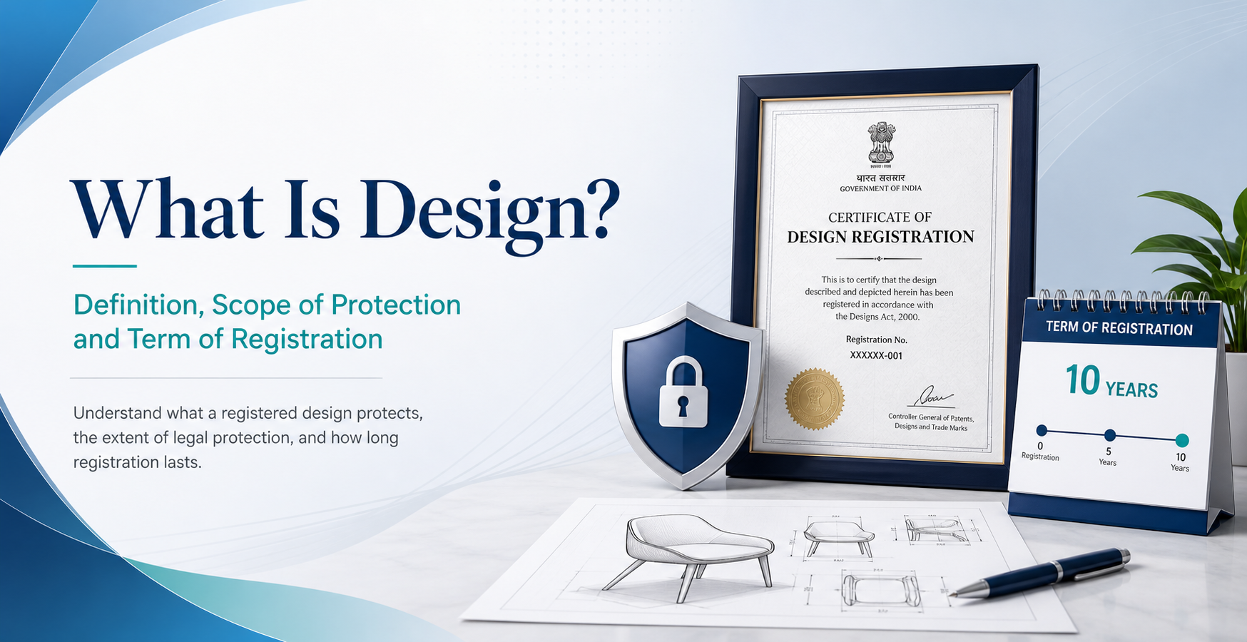 What Is Design? Definition, Scope Of Protection and Term of Registration