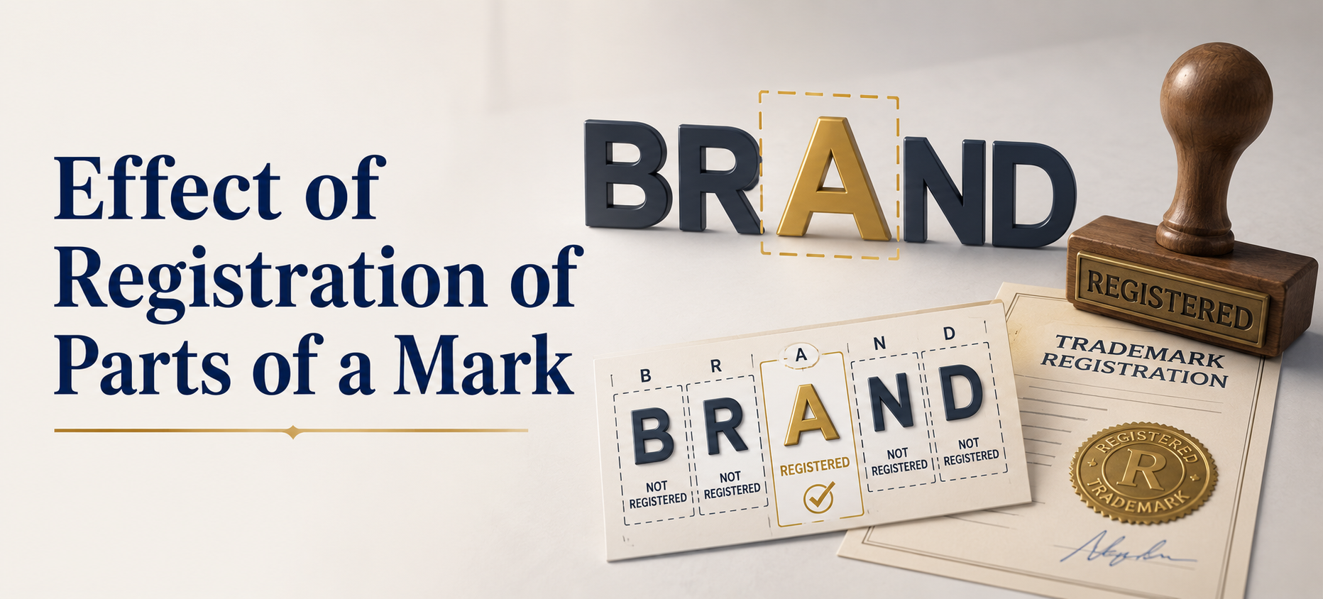 Effect of Registration of Parts of a Mark