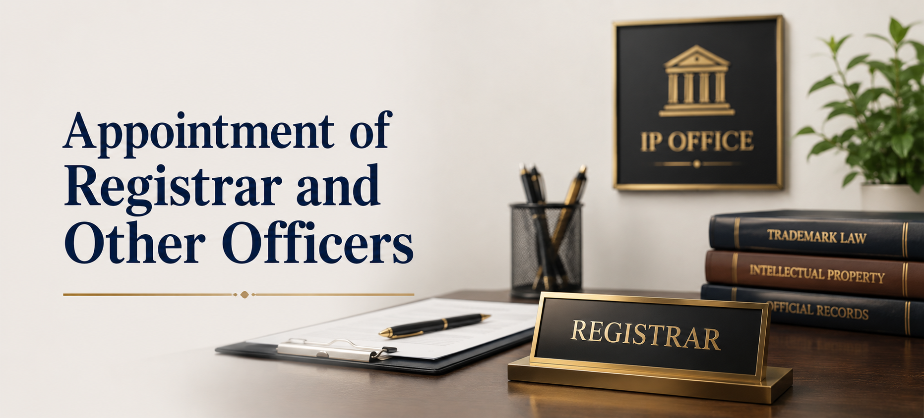 Appointment of Registrar and Other Officers