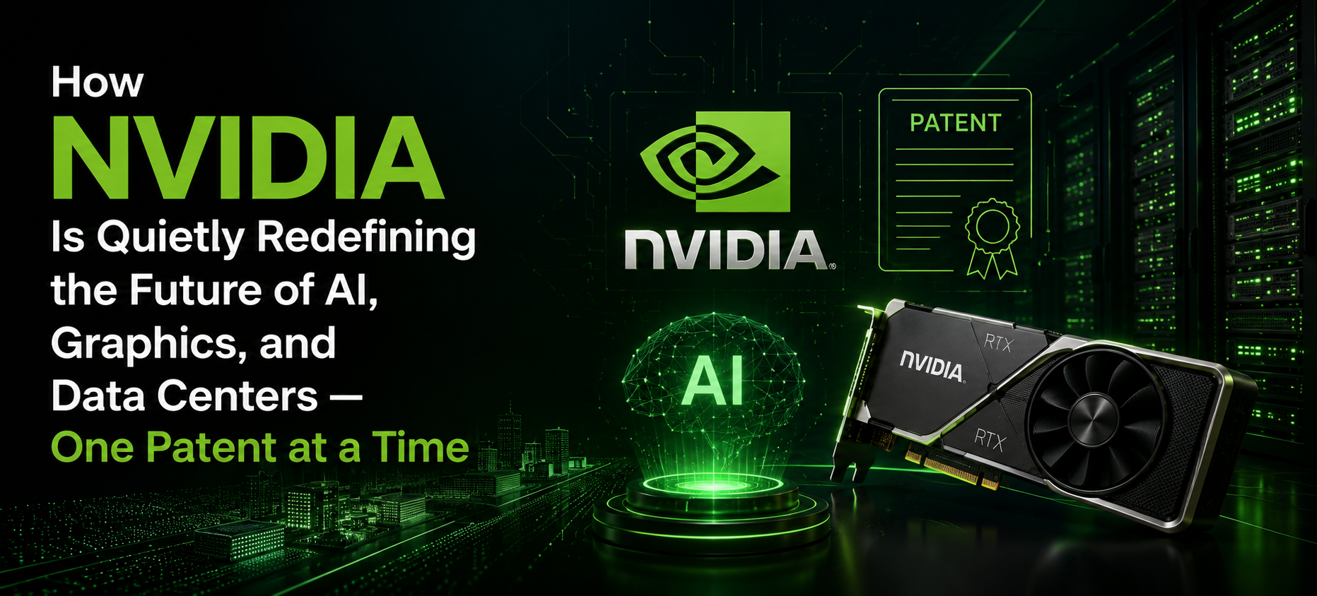 How NVIDIA Is Quietly Redefining the Future of AI, Graphics, and Data Centers — One Patent at a Time