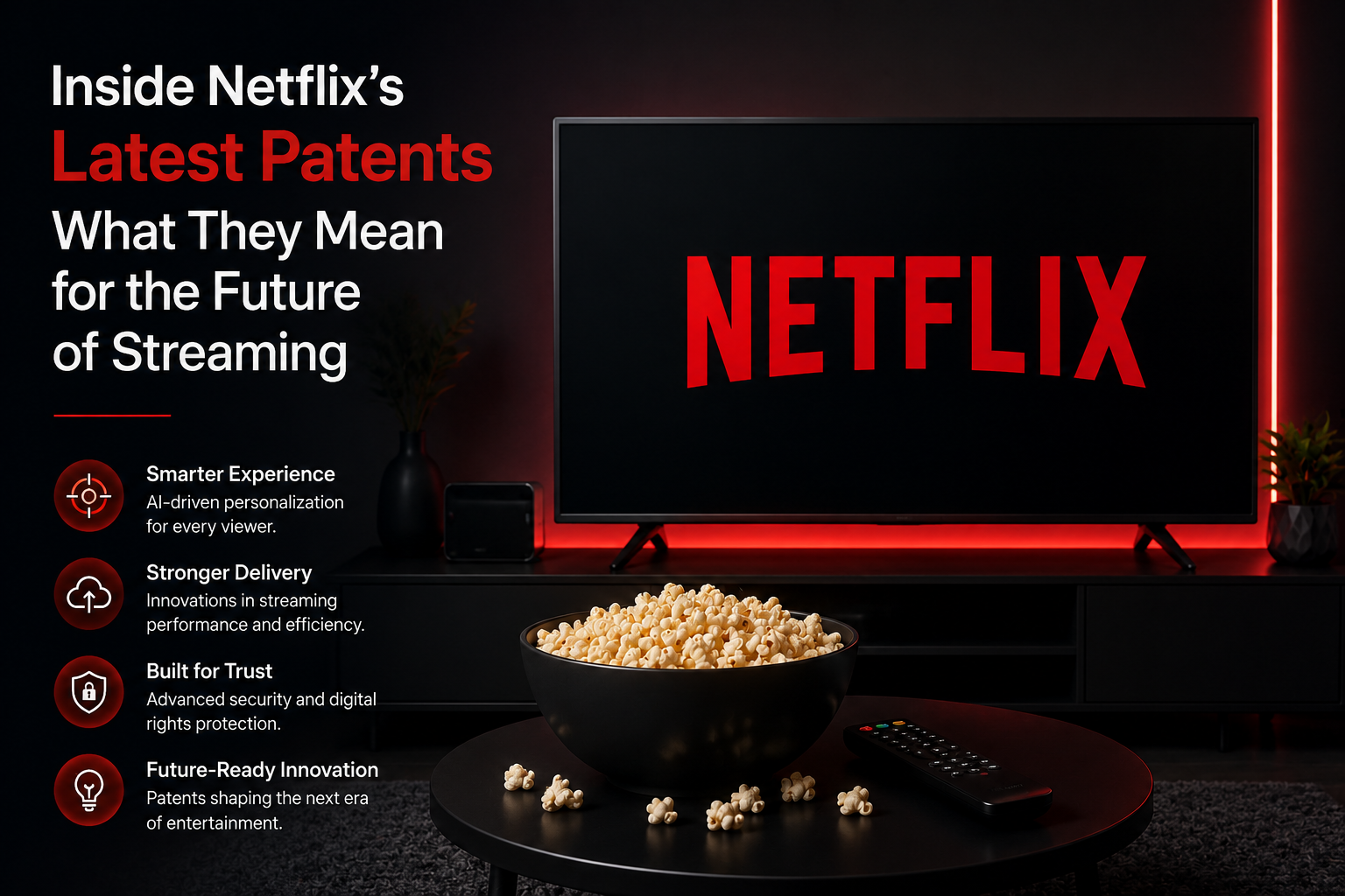 What a Review of Netflix's Recently Published Patents Reveals