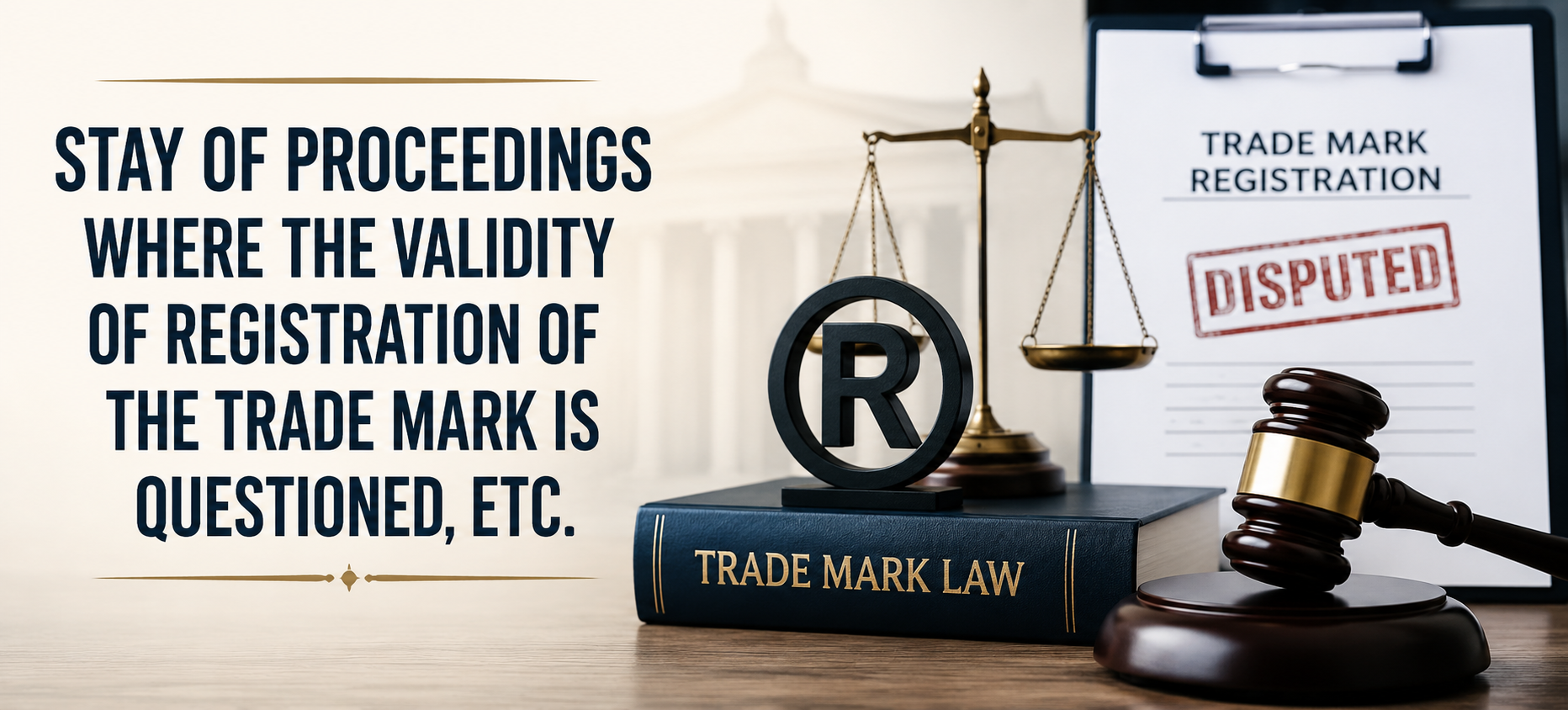 Stay of Proceedings Where the Validity of Trademark Registration is Questioned
