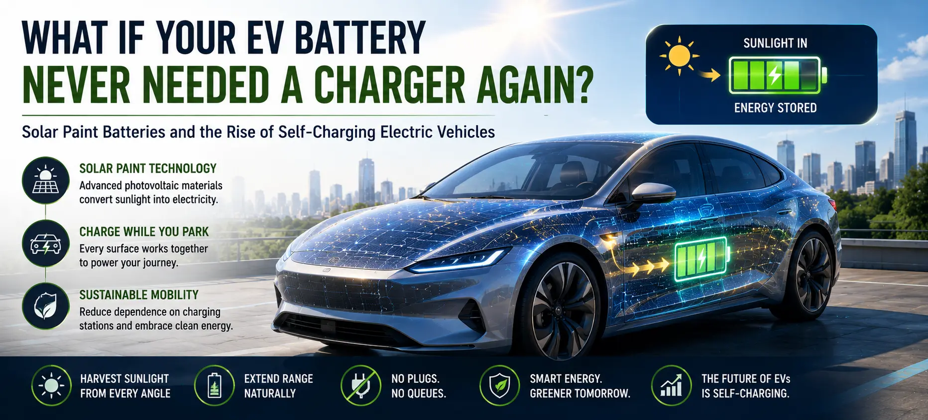 What If Your EV Battery Never Needed a Charger Again?