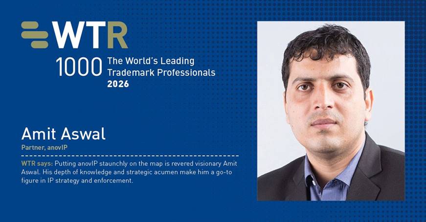 WTR 1000 2026 - Amit Aswal, Partner, anovIP